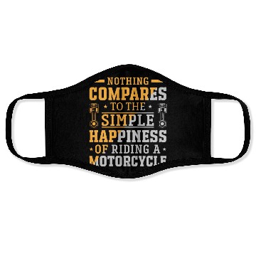 Discover NOTHING COMPARES TO THE SIMPLE HAPPINESS Face Masks