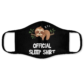 Discover Official Sleep Face Masks Cute Funny Sloth Napping