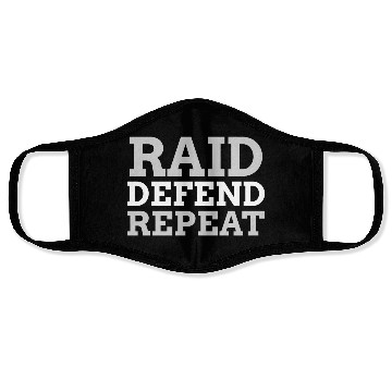 Discover Raid Defend Repeat | Kabaddi Sport Face Masks