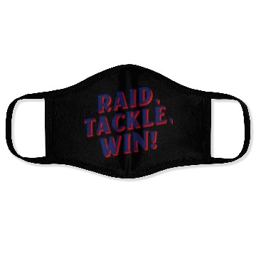 Discover Raid, Tackle, Win! | Kabaddi Sport Face Masks