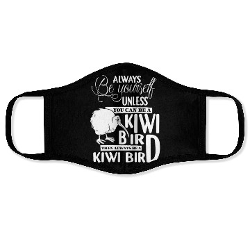 Discover You Can Be A Kiwi Bird Face Masks