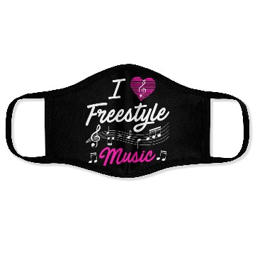 Discover I love freestyle music Face Masks