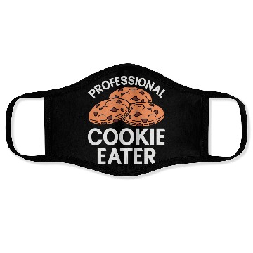 Discover Cookie Eater Baker Baking Chocolate Cookies Lover Face Masks
