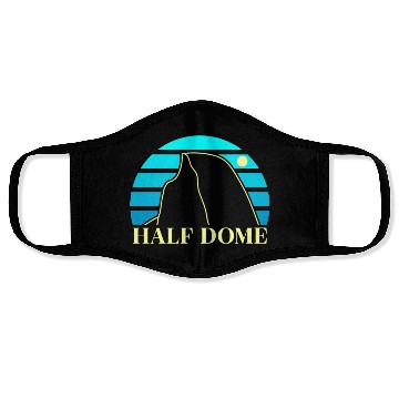 Discover Half Dome Mountain Climbers Hikers Climb Face Masks