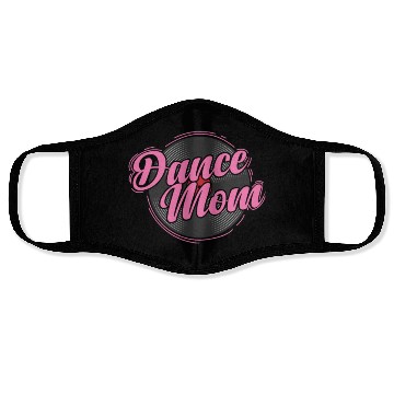 Discover Dance Mom Vinyl Record Music Record Face Masks