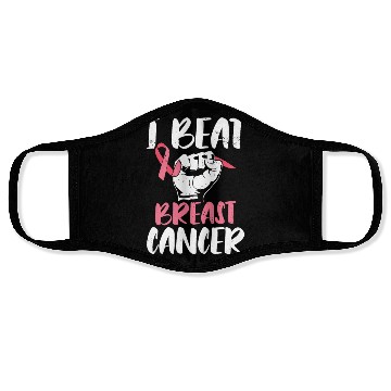 Discover I Beat Breast Cancer Survivor Breast Cancer Face Masks