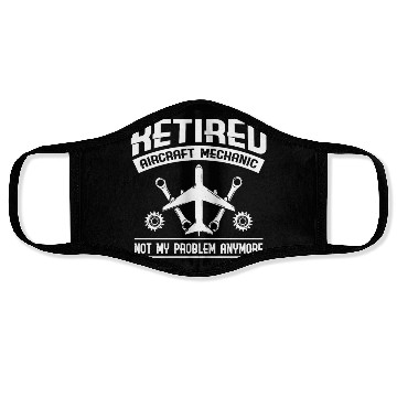 Discover Aircraft Mechanic Face Masks