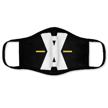 Discover Double X dash digital art Face Masks