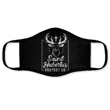 Discover Saint Hubertus Deer Hunter Elk Moose Buck Hunting Face Masks