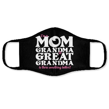 Discover Funny Great Grandma Great Grandmother Face Masks