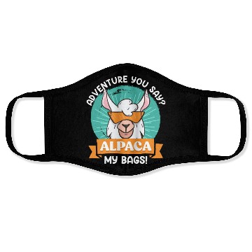 Discover Alpaca my Bags funny Mountaineer Mountain fan Face Masks