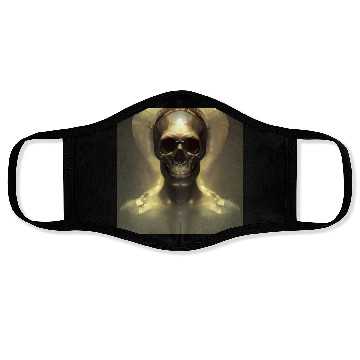 Discover Forest of Red Mushrooms Face Masks