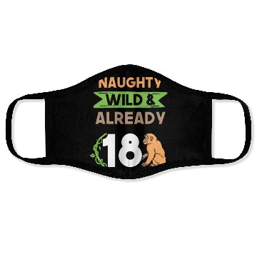 Discover Gift 18 years birthday girl boy Ape Monkey Face Masks