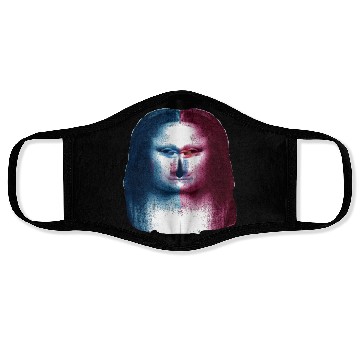 Discover Monalisa Concept Leonardo Da Vinci Face Masks