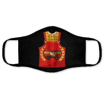 Discover Funny Farm Farmer Costume For Halloween Face Masks