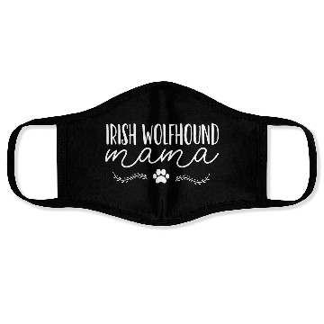 Discover Irish Wolfhound Dog Mom Face Masks