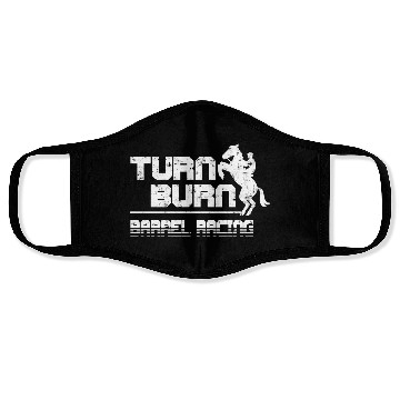 Discover Turn N Burn Barrel Racing Face Masks