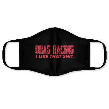 Discover Drag Racing Face Masks