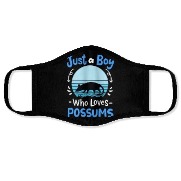 Discover Possum Possum Lover Retro Face Masks