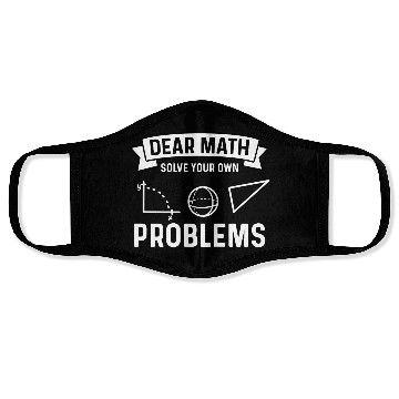 Discover Math Mathematician Math Teacher Face Masks