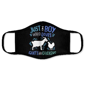 Discover Goat Chicken Farmer Face Masks