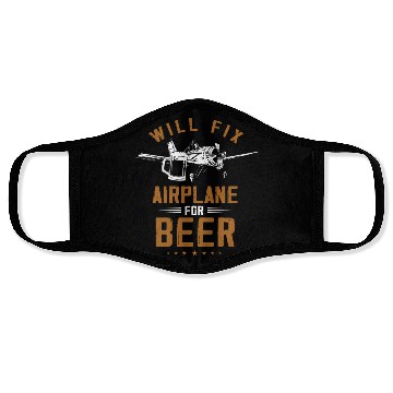 Discover Aircraft Mechanic, airplane mechanic Face Masks