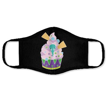 Discover Cupcake Graveyard Face Masks