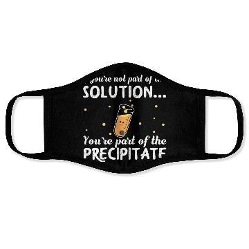 Discover Chemistry Science Precipitate Face Masks