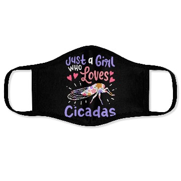 Discover Cicada Insect Cicada Lover Face Masks