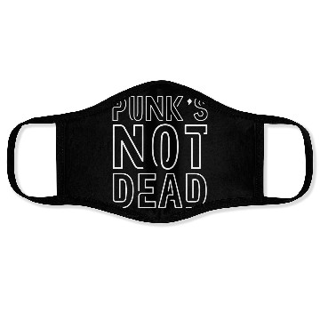 Discover Punk Is Not Dead Face Masks
