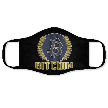 Discover Bitcoin design Face Masks