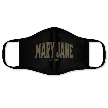 Discover Mary Jane Marijuana Funny Graphic Face Masks Face Masks