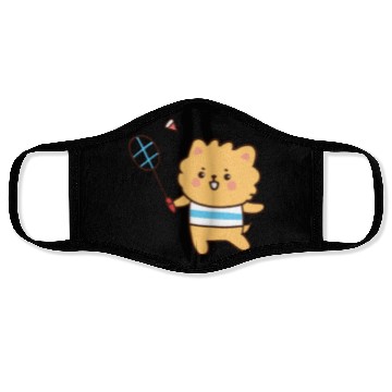 Discover Badminton Bear Lion Dog Cat Face Masks