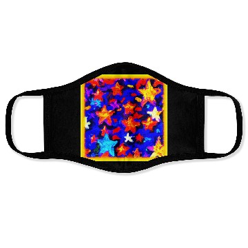 Discover "Breathtaking Colorful Stars". Buy Now Face Masks