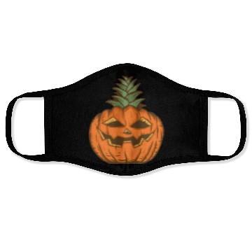 Discover Halloween Pineapple Pumpkin Face Masks