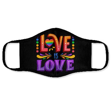 Discover love is love | lgbtq community Face Masks