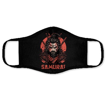 Discover King Samurai Face Masks