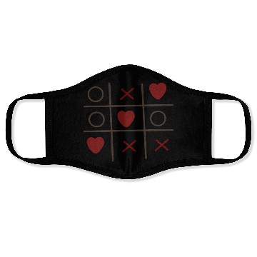 Discover Cool Valentine s Day Criss Cross Heart Face Masks
