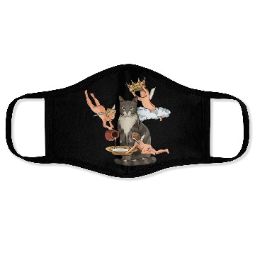 Discover Cat Lover Cat Graphic Cat Mom Face Masks