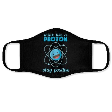 Discover Proton Positive Atom Physics Science Scientist Face Masks