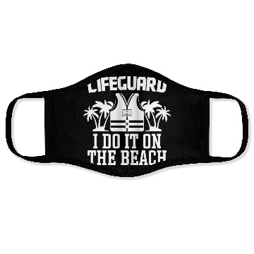 Discover Lifeguard do it on beach swimming pool guard Face Masks