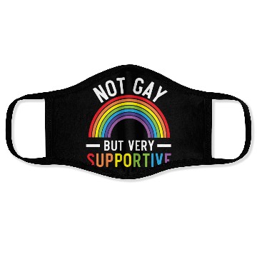 Discover Gay Rights Rainbow Pride LGBTQ Gay Pride Parade Face Masks