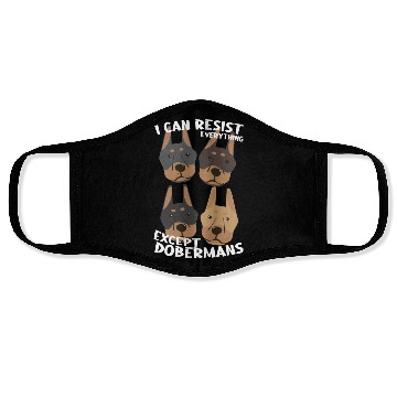 Discover Doberman Lover Face Masks