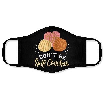 Discover Conchas Sweet Bread Mexican Mexico Face Masks