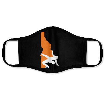 Discover Idaho Wrestling (State Colors) Face Masks