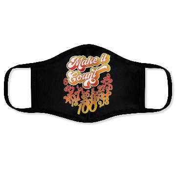 Discover Math Teacher S Counting S Retro Psychedelic Face Masks