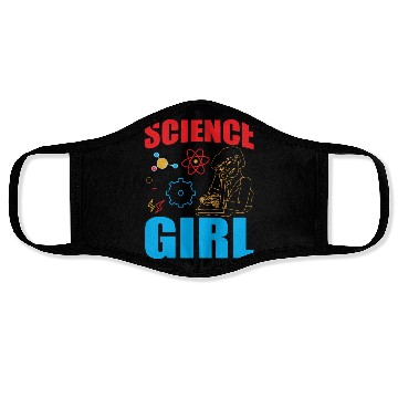Discover Science Girl I Chemistry Face Masks