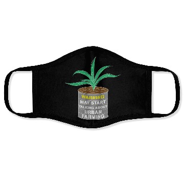 Discover Urban Farming Funny Farmer Face Masks