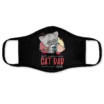 Discover Cat Dad Face Masks