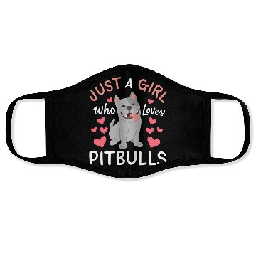Discover Pitbulls Pitbull Lover Face Masks